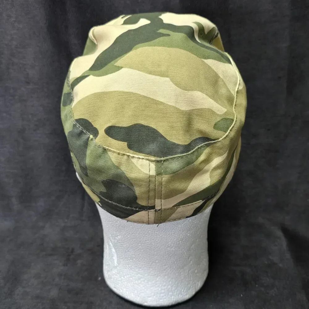 COV-VER Your World Army Style Camo Hat 100% Cotton Size S/M Cap